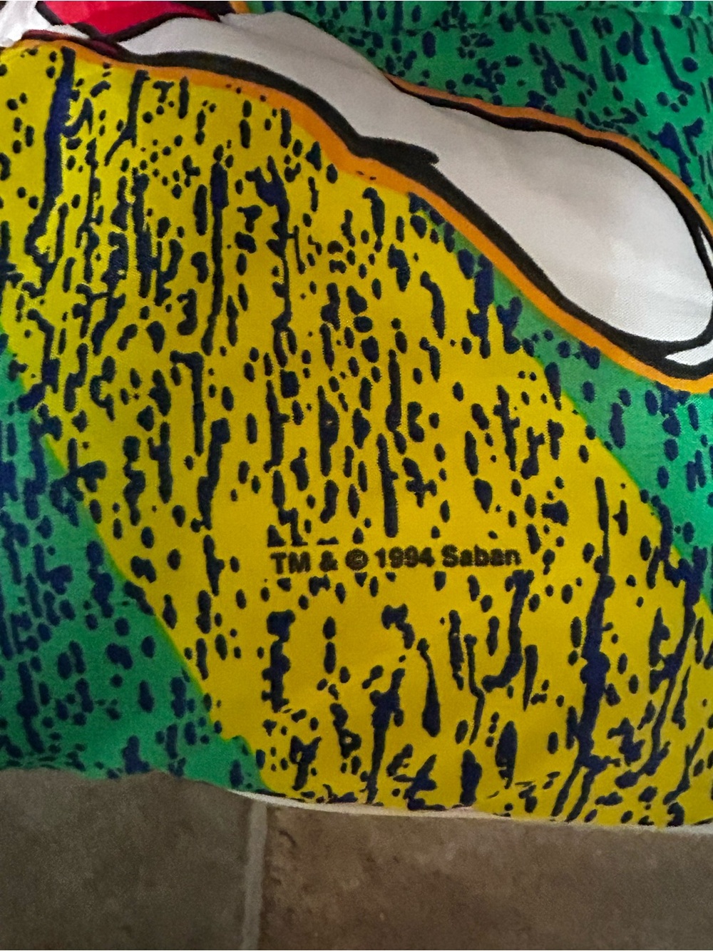 1994 Power Rangers Kids Sleeping Bag  - Multicolor - Picture 4 of 6
